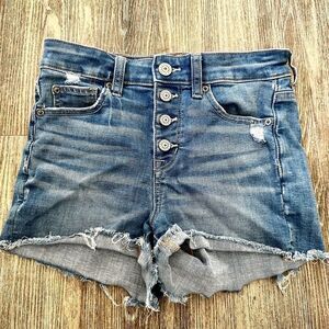 American Eagle hi rise denim next level shorts